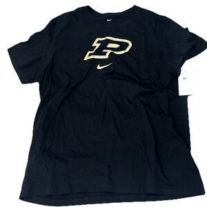 Nike Men's Black Purdue T-Shirt NWT Size XL Cortton